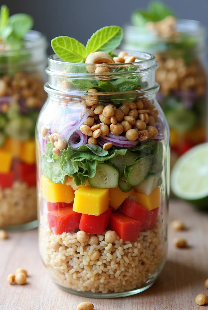 Sweet & Savoury Mango Chickpea Salad