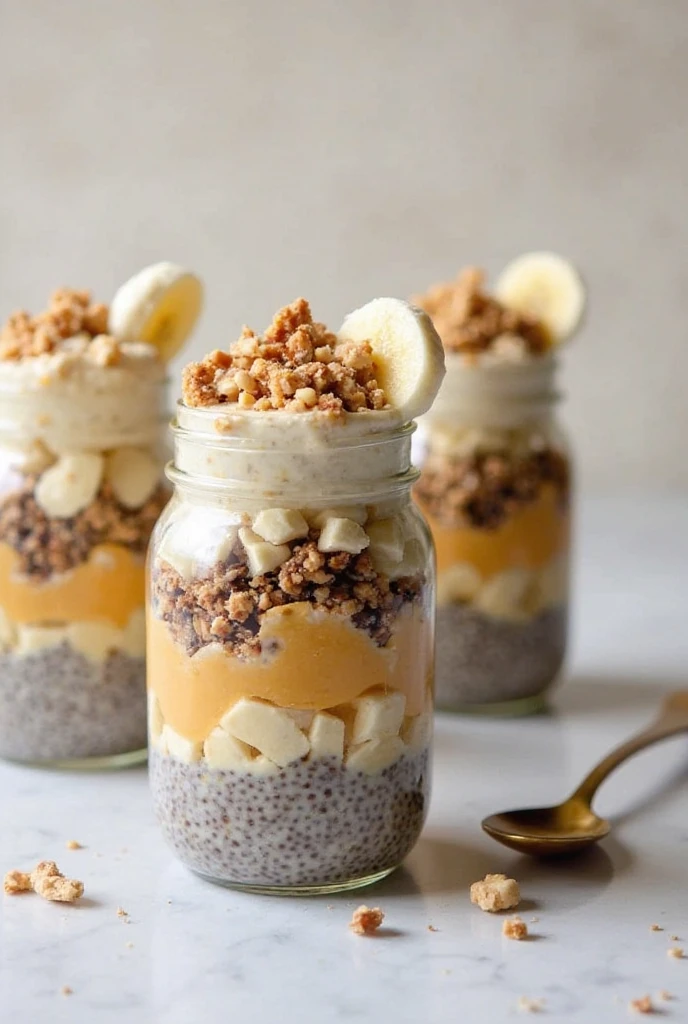 Peanut Butter Banana Chia Pudding Jar - 31/08/2024