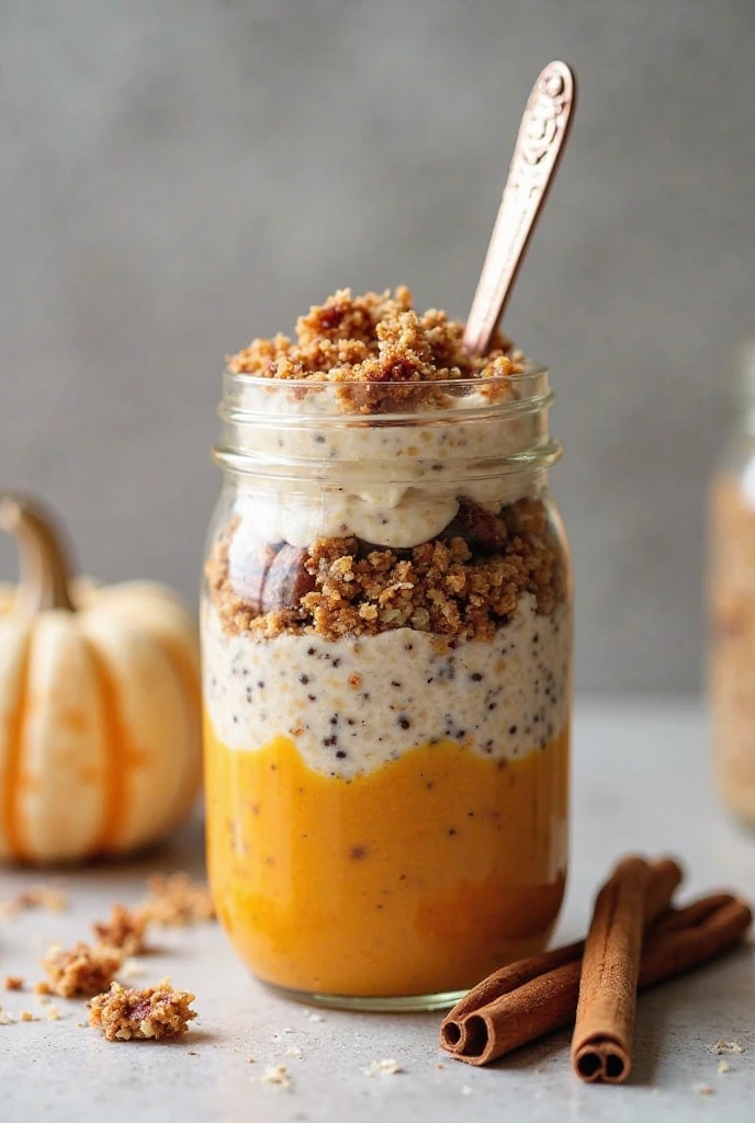 Creamy Pumpkin Pie Overnight Oats - 05/10/2024